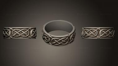 Jewelry rings Infinity sign 3d model